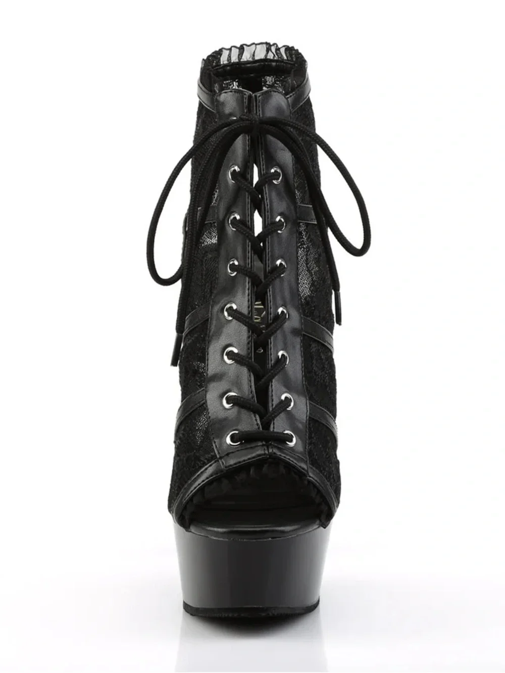 Pleaser | Lace Booties